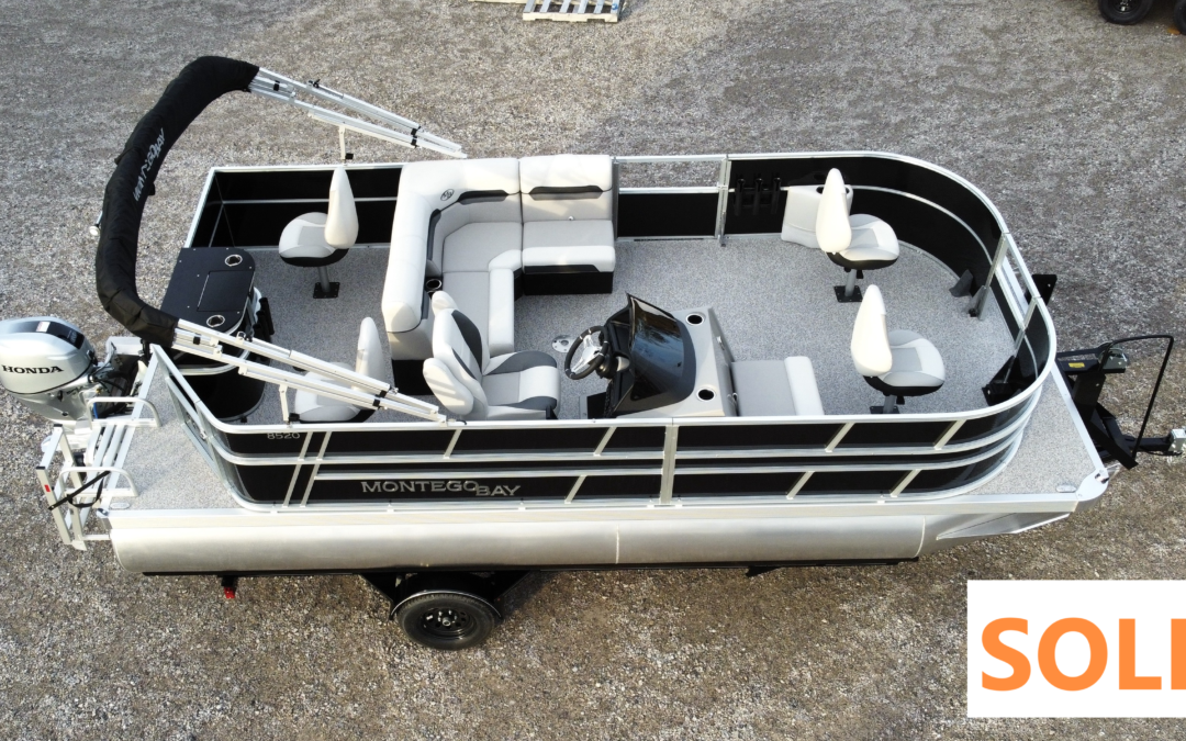 Montego Bay FC8520-4PT BK Deluxe Fishing Pontoon: Sold