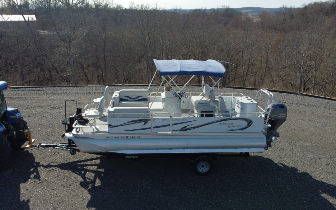 2020 Angler Qwest FC820 Fish and Cruise Pontoon: $26,500